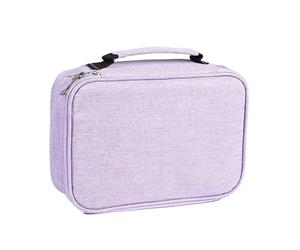 DHYUACN Borsa Organizer Per Matite Artistiche Astuccio artistico a 72 fori di grande capacità, disegno, schizzo, penna, tenda, custodia, scatola cancelleria, stile creativo, tessuto Oxford(Color4)