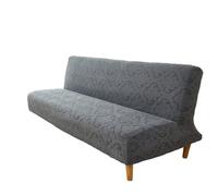 DHYUACN Copridivano Senza Braccioli Pattern Splashproof Jacquard Sofa Bed Cover Stretch Futon Slipcover for Living Room(Color 3,M)