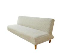 DHYUACN Copridivano Senza Braccioli Pattern Splashproof Jacquard Sofa Bed Cover Stretch Futon Slipcover for Living Room(Color 2,M)