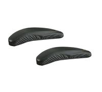 DHYUACN Cuscini per Braccioli Guanti con Impugnatura for Sedia Copri bracciolo for for Computer for in Pelle Elastica Tinta Unita Fodera for da Ufficio(Black)