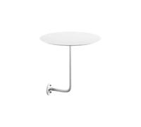 DHYUACN Tavolino Sospeso Da Tavolo Rotondo Montato A Parete | For il negozio di Bubble Tea/caffetteria, il bancone di un piccolo bar, uno snack bar(40x45cm white)
