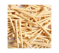 DHYUACN Tee da Golf Tee da Golf in bambù 1000/500/250 Pezzi, Lunghezza 2-3/4 e 3-1/4 Pollici | in, 7 Volte più Resistenti dei Tee in Legno(1000 Count 70mm)