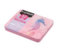 di 50 pastelli di couleur pastello macaron pré-taillés - crayons à mine douce pour artistes, débutants, dessin, schizzo, ombrage, coloriage, fournitures artistiques professionnelles