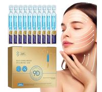di acido ialuronico | Fiale Viso con Acido Ialuronico Vitamina C | 10 pezzi 1,5 ml di di acido ialuronico oro idratante riparazione per la cura della pelle secca