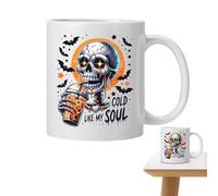 di acqua di scheletro, tazze da caffè scheletro horror - d'acqua di Halloween con in ceramica, tazze di un incubo di Halloween per casa, cucina, host