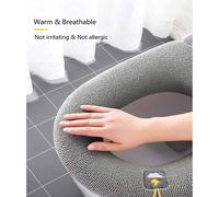 Dì addio ai bagni freddi con questo set copri wc morbido e igienico