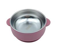 di alimentazione del bambino - Ciotola per pasto di base di aspirazione in acciaio inossidabile, 2 "a doppio strato per il bambino contenitore di cibo | Bowl per resistente al calore