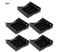 di alimentazione del supporto per portata della scatola della batteria con pin duro per 4 x Materiale ABS resistente alla batteria Black Black 7,7 x 8 x 2,2 cm 5pc ideale per