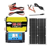 Di Alimentazione Solare | Comodo Di Alimentazione Solare | Regolatore Di Ricarica Solare Automatico, 2 Porte Di Uscita USB, Display Digitale A Schermo LED, Di Alimentazione