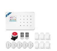 di allarme 4G/WIFI Kit di sicurezza domestica wireless W184 Pannello di allarme GSM Dispositivi domestici intelligenti Sensore for finestre/porte per Ville e Magazzini(KIT 1)