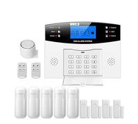 Di allarme antifurto for casa intelligente wireless 433 MHz di sicurezza allarme GSM Sensore porta rilevatore di movimento controllo APP con tastiera,Espandibile(Set 4)