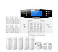 Di allarme antifurto for casa intelligente wireless 433 MHz di sicurezza allarme GSM Sensore porta rilevatore di movimento controllo APP con tastiera,Espandibile(Set 5)