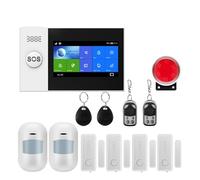 Di allarme antifurto for la sicurezza domestica GSM con sensore di movimento e compatibile con l'app IP Carema TUYA per Ville e Magazzini(W4B4)