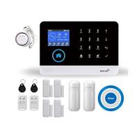 Di Allarme Di Sicurezza Antifurto For Casa Intelligente Senza Fili WiFi GSM Con Sirena Stroboscopica Esterna/interna Smart Life TUYA APP Telecomando(I)