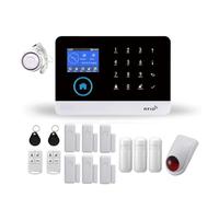 Di Allarme Di Sicurezza Antifurto For Casa Intelligente Senza Fili WiFi GSM Con Sirena Stroboscopica Esterna/interna Smart Life TUYA APP Telecomando(M)