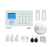 Di Allarme Di Sicurezza Domestica 4G GSM WIFI Protezione Della Casa Residenziale Wireless Smart Life Con Sicurezza Della Porta Della Telecamera IP(Package D WIFI 4G)