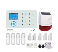 Di Allarme Di Sicurezza Domestica 4G GSM WIFI Protezione Della Casa Residenziale Wireless Smart Life Con Sicurezza Della Porta Della Telecamera IP(Package H WIFI 4G)