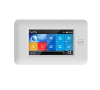 Di Allarme Di Sicurezza Domestica Intelligente WiFi GSM Tuya Wireless Sensore Porta Rilevatore Di Movimento Touch Screen Completo Da 4,3 Pollici(A)
