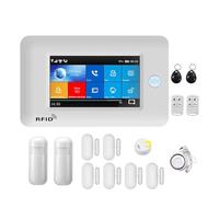 Di Allarme Di Sicurezza GSM Tuya WiFi Con Telecamera IP Sensore Di Movimento PIR Sirena Kit Di Allarme Antifurto For Casa Intelligente Wireless(E)