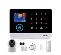 Di Allarme GSM WiFi Smart Home For La Casa Con Sensore Di Movimento Sirena Wireless Visione Notturna Telecamera IP Tuya(M-103.)