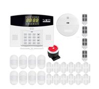 Di Allarme Intelligente GSM Antifurto Wireless W214 Telecamera IP Con Display LCD For Controllo Allarme Di Sicurezza Domestica Intelligente per Ville e Magazzini(Kit1)