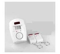 di allarme PIR con sensore a infrarossi, 2 telecomandi wireless for la sicurezza domestica, antifurto con rilevatore di movimento, sirena da 105 dB per Ville e Magazzini(Without Batteries)