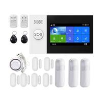Di Allarme Sicurezza 4G TUYA Controllo App Smart Life Con Rilevatore Telecamera IP Kit Allarmi Intelligenti Domestici Wireless Wifi Monitoraggio Remoto(D)