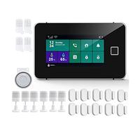 di allarme sicurezza Tuya Display umidità della temperatura armato impronte digitali 433 MHz Wireless Smart Home Burglar(G60-J set)