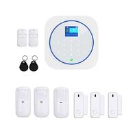 Di Allarme Wifi GSM For Antifurto Sicurezza Wireless Domestico Kit 2G Smart Life App Control Work Sistema Di Allarme Completo(YK-042-GSM-G12-D)