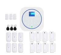 Di Allarme Wifi GSM For Antifurto Sicurezza Wireless Domestico Kit 2G Smart Life App Control Work Sistema Di Allarme Completo(YK-042-GSM-G12-I)