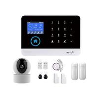 Di Allarme WiFi GSM Tuya Smart Life Controllo App For La Sicurezza Domestica Con Telecamera IP Allarme Di Sicurezza Scheda RFID Smart House(F)