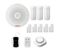 di allarme WiFi Kit antifurto sicurezza wireless con rilevatore movimento Sensore porta Smart Life App Home Facile Da Installare(J)