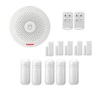 di allarme WiFi Kit antifurto sicurezza wireless con rilevatore movimento Sensore porta Smart Life App Home Facile Da Installare(I)