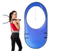 di allenamento da tennis, rete di assistenza pratica per principianti, racchetta portatile con zone di colpo, facile configurazione, di esercizio per tennis, court, principianti