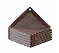 di alluminio, Telo ombreggiante, rete parasole, protezione solare 85% HDPE, polietilene, marrone caffè, diverse misure(3.0x8.0 m/9.8x26 ft)