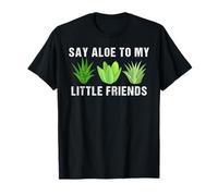 Dì Aloe ai Miei Piccoli Amici pianta Botanica di Cactus da Interno Maglietta