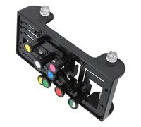 di Apprendimento della Chitarra Teaching Aid Helper Folk Ukulele Accordi Addestramento per Principianti Design Umanizzato ABS Metal (Nero)