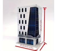 di Assemblato a - Città in Miniatura Realistica con Multicolore (///) per Collezionisti, Hobbisti & Esposizione - Montaggio Fai-da-te di