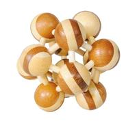 'di bambù Puzzle Atom IQ Test di rompicapo in Legno