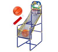 di basket per bambini - Giochi sportivi con pompa ad aria | Macchina da tiro da basket per bambini portatile all'aperto, giocattolo interattivo per ragazzi e genitori, include 2 palline