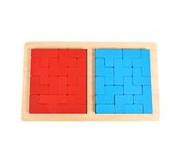 di blocchi di legno 3D, gioco intelligenza con blocchi russi per