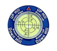 di bolle da golf, rotondo, portatile, ad alta precisione, verde | Lettore di bolle da golf verde per putt precisi. Adatto come regalo per gli amanti del golf, padri e figli