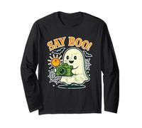 Dì Boo Ghost con la Fotocamera Maglia a Manica