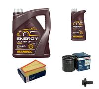 Di Bosch Controllo Set 6L mannol Energia Ultra JP 5W-20 per Ford Mondeo