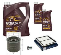Di Bosch Controllo Set 7L mannol Energia Ultra JP 5W-20 per Subaru Forester