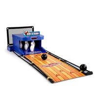 di Bowling Elettronico da Interno - Macchina Arcade Pieghevole con Reset Automatico, Punteggio LED ed Effetti Sonori - Gioco Sportivo Portatile per Casa, Feste e Famiglia(3.5m/11ft)