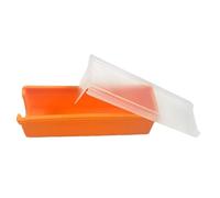 di burro con coperchio - taglierina per burro in silicone con lama di affettatura integrata - di burro sicuro nel microonde, affettatrice per formaggio durevole per bancone, frigorifero