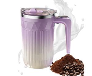 Di Caffè Con Agitazione Magnetica Automatizzata, Elettrica Miscelatore 450ml,Con Revolvor Rimovibile Display Della Temperatura Ricaricabile E Rivoluzione Magnetica | Per Tè Cacao Cioccolato