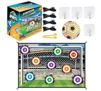 di calcio Praticare Mat Set - Giochi di calcio per bambini | Matro da allenamento da calcio interno all'aperto per giardino da giardino del cortile, divertimento sul campo, attrezzature per lo svi