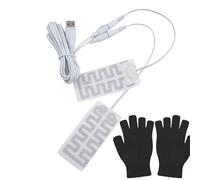 Di Calore USB, Guanti Elettrici Piccoli E Compatti PASSOGGIO | Guanti Riscaldanti Riscaldanti Stabili Cuscinetti Riscaldati Inverno Piedi Per Mano Esterna Più Caldi Per Il Freddo Invernale